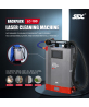 100W Backpack Pulse Fiber Laser Cleaning Machine Metal Rust Paint Oxide Coating Removal Machine